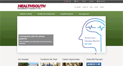 Desktop Screenshot of healthsouthyork.com